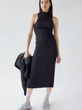 Urban Outfitters UO Bubble Knit Textured Midi Dress NWT